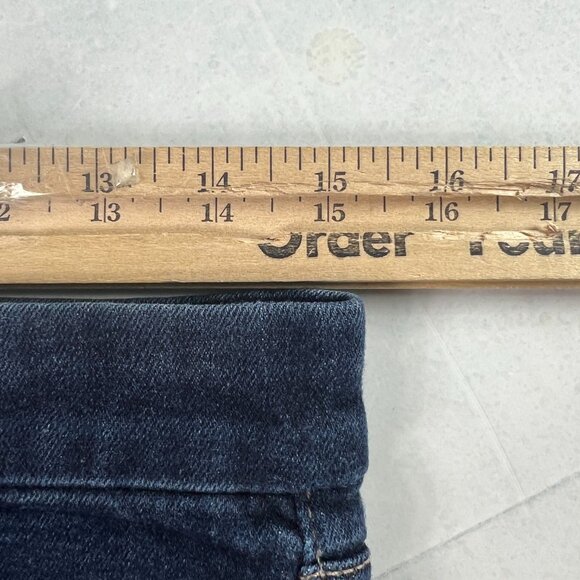 MOTHER Women's Skinny Jeans - Dark Blue - Picture 16 of 16